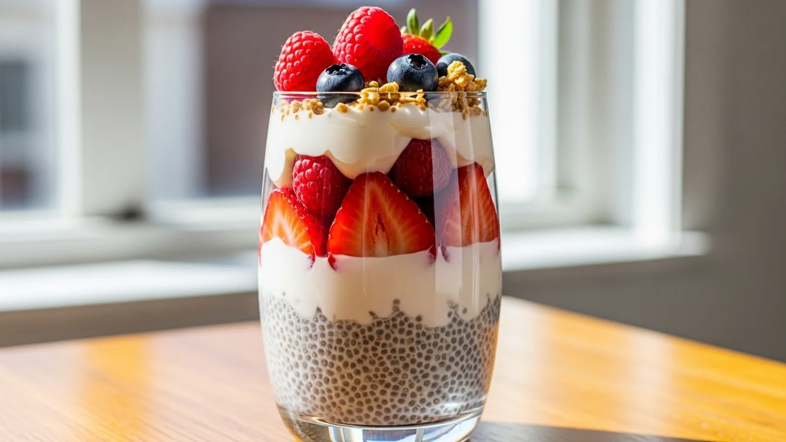 Delicious Berry Chia Pudding for balanced Breakfast Solution