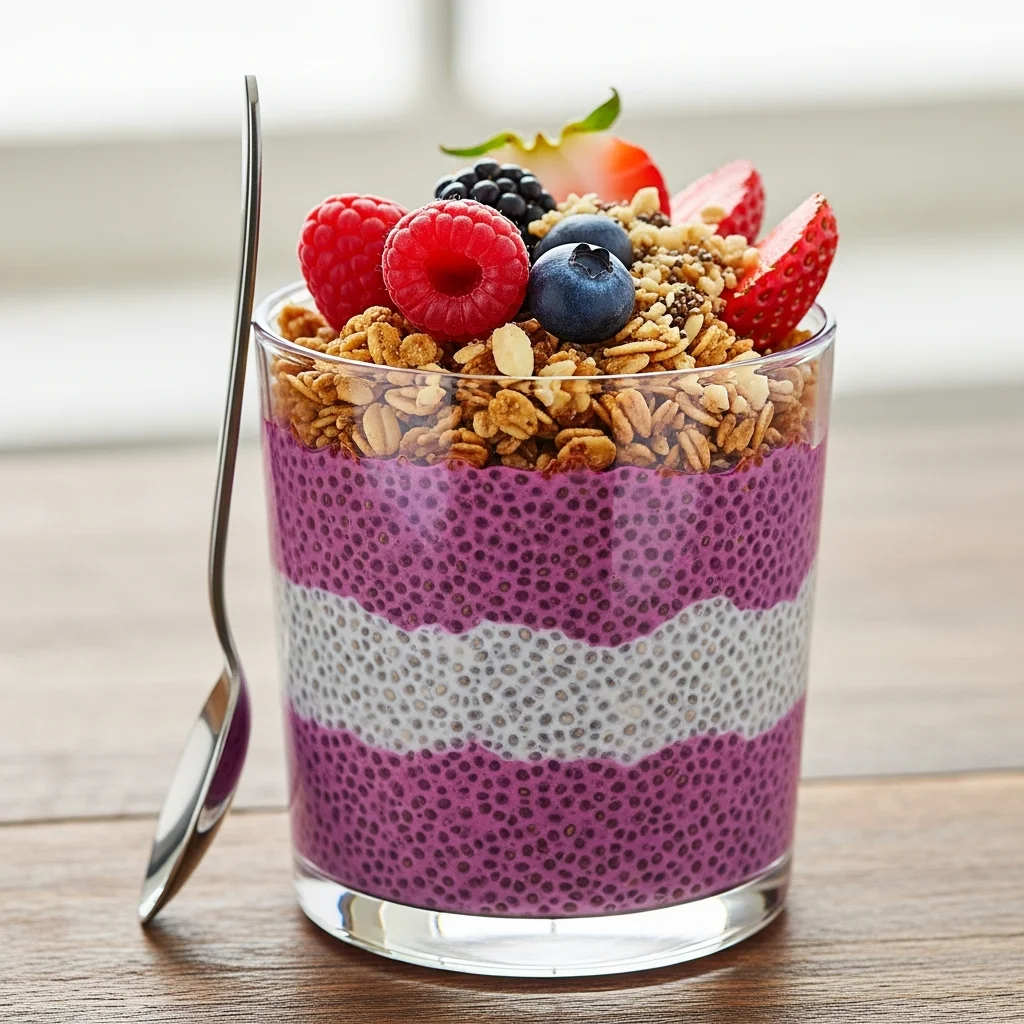 Finish with a sprinkle of granola and fresh berries for added texture and flavor.