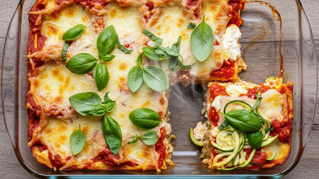Creamy Vegetarian Keto Lasagna