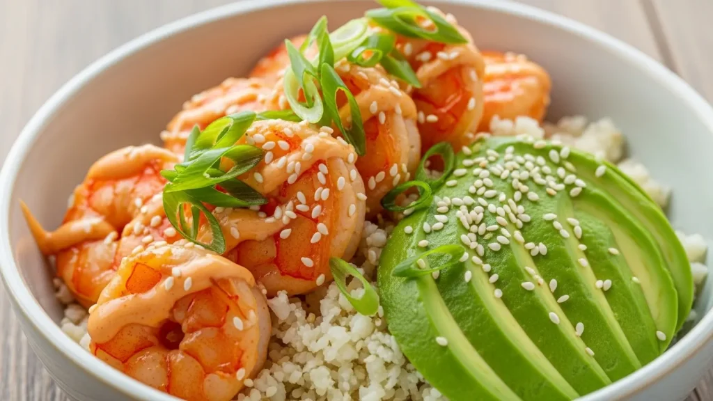 Firecracker Sushi Roll in a Bowl
