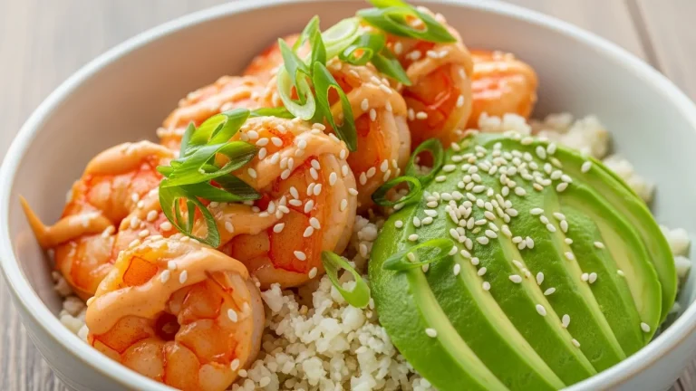 Firecracker Sushi Roll in a Bowl