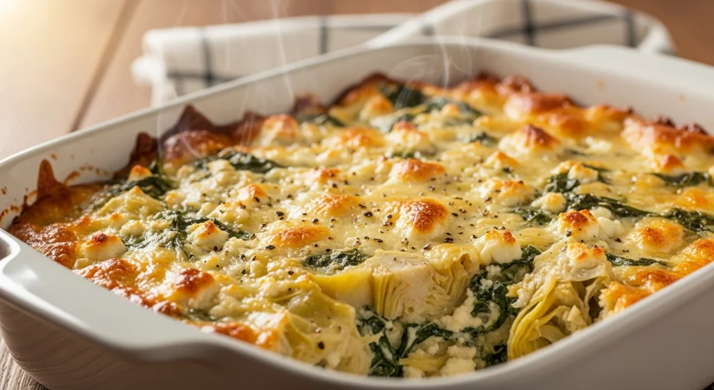 Feta Spinach Artichoke Dip
