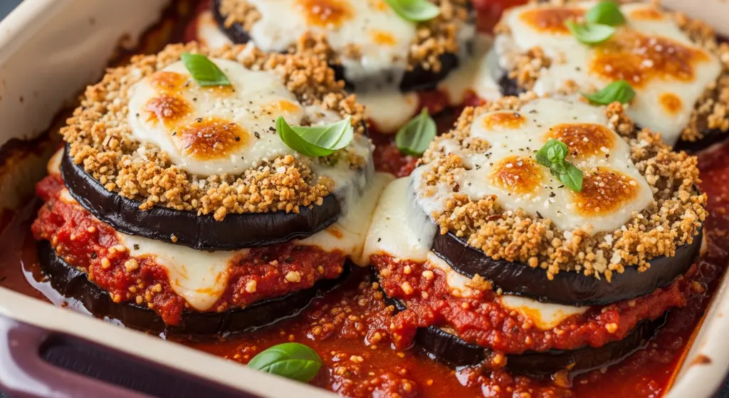 Keto Eggplant Parmesan