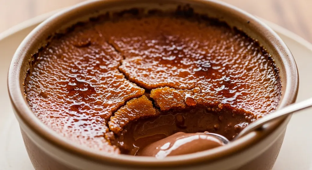 Low Carb Chocolate Truffle Creme Brulee