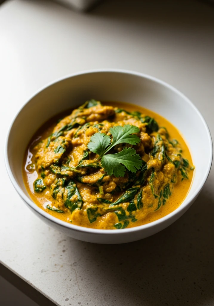 Creamy Coconut Curry Spinach: A Quick & Flavorful Keto Side Dish