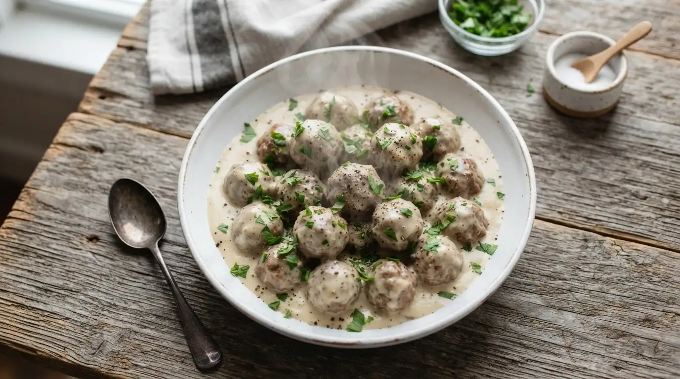 Low Carb Swedish Meatballs