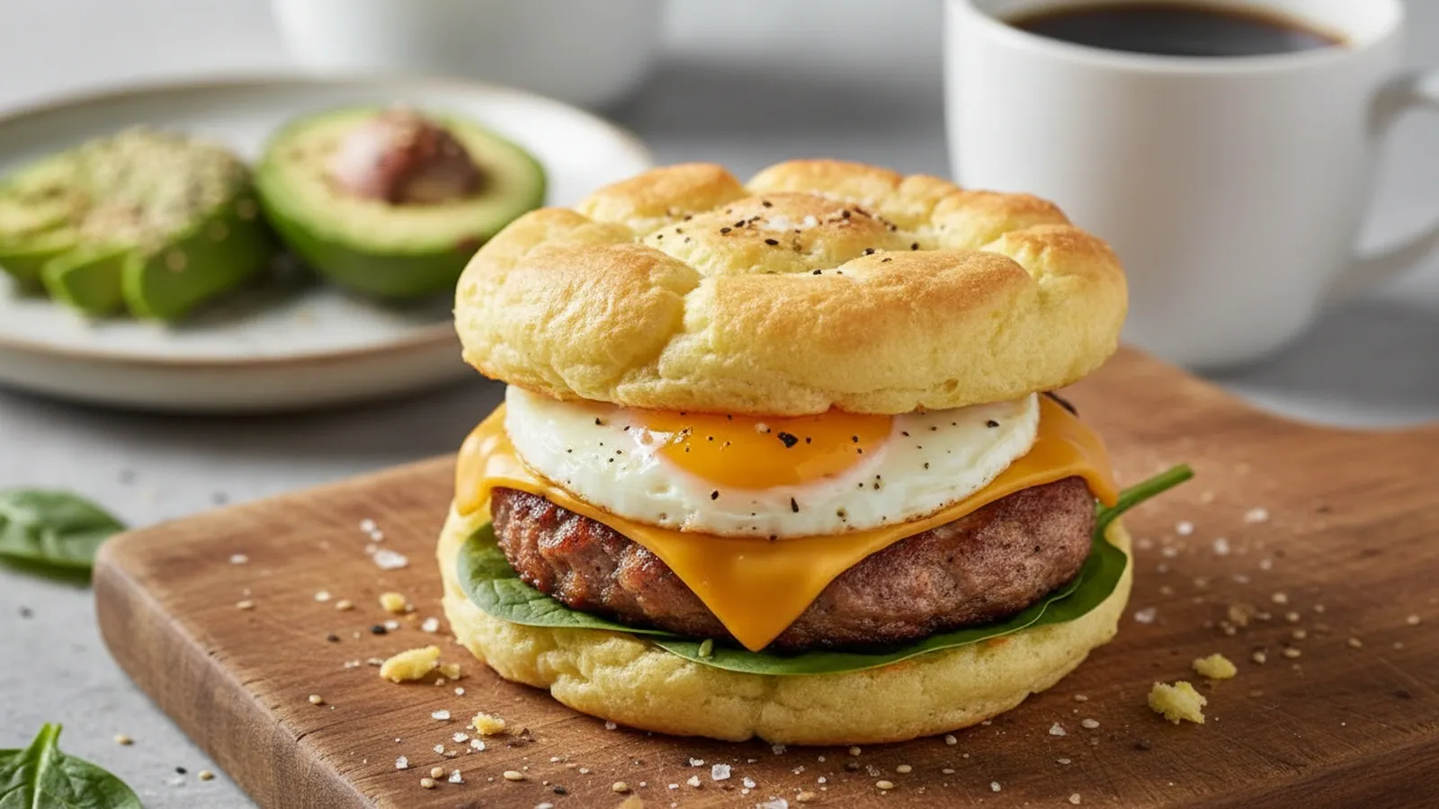 keto egg mcmuffin