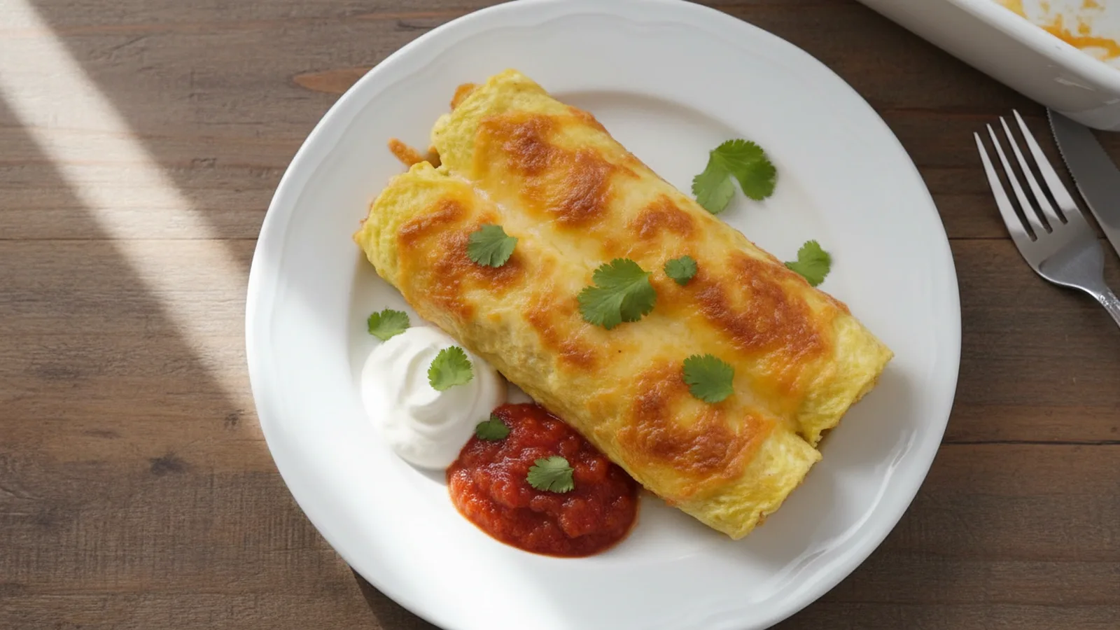 Easy Keto Egg Chiladas
