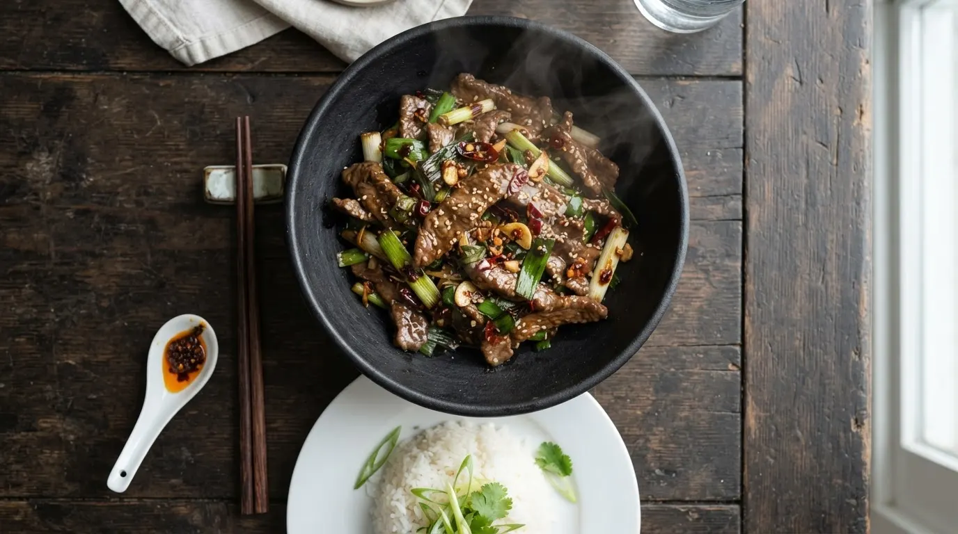 One-Pan Mongolian Beef