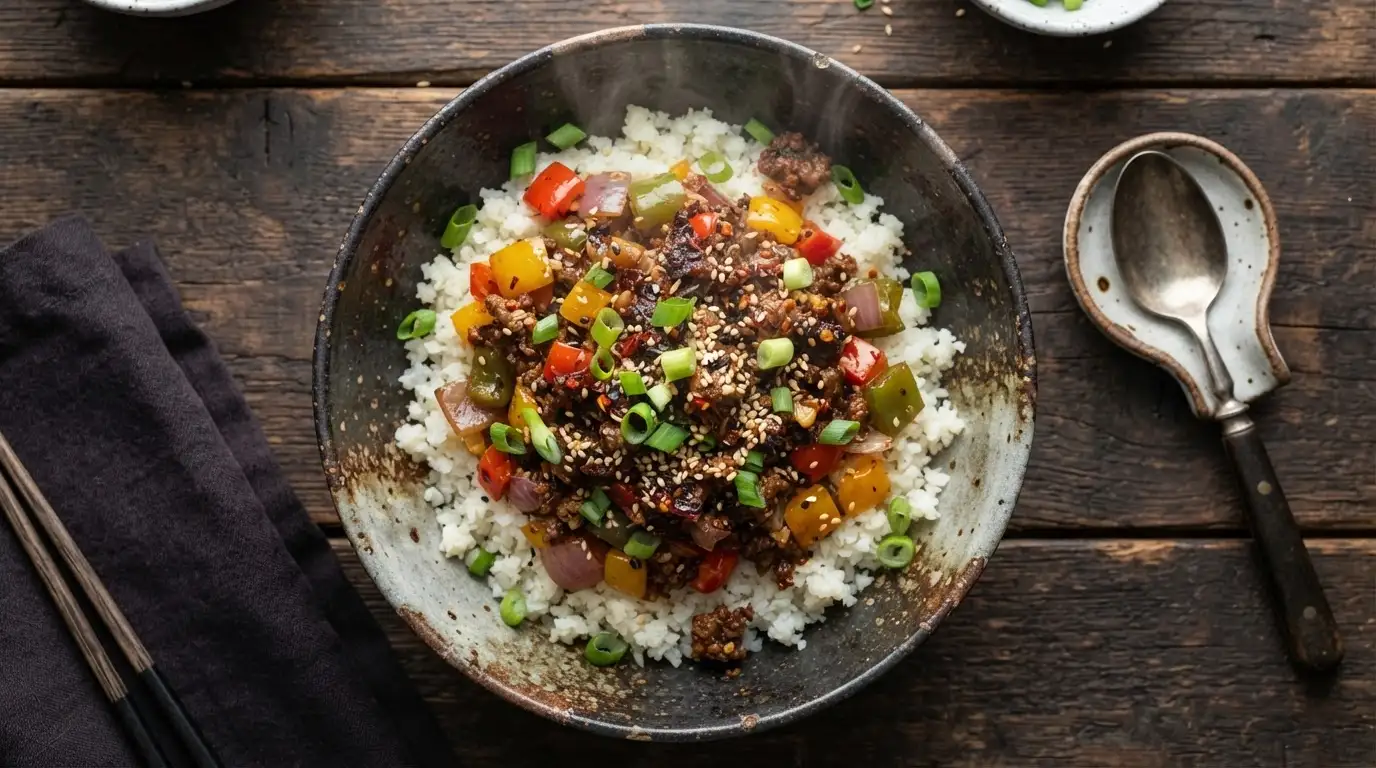 Keto Korean Beef Bowls