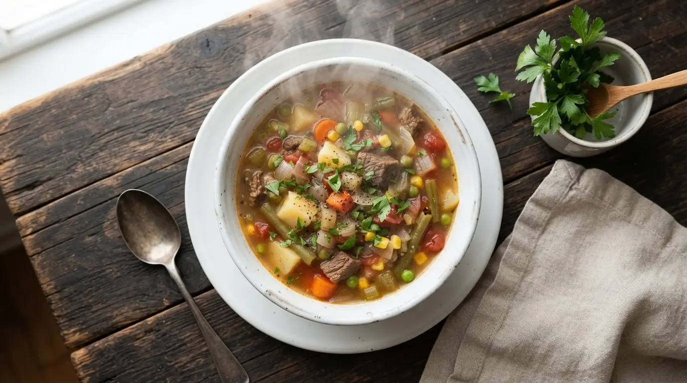 Low Carb Pressure Cooker Beef Soup