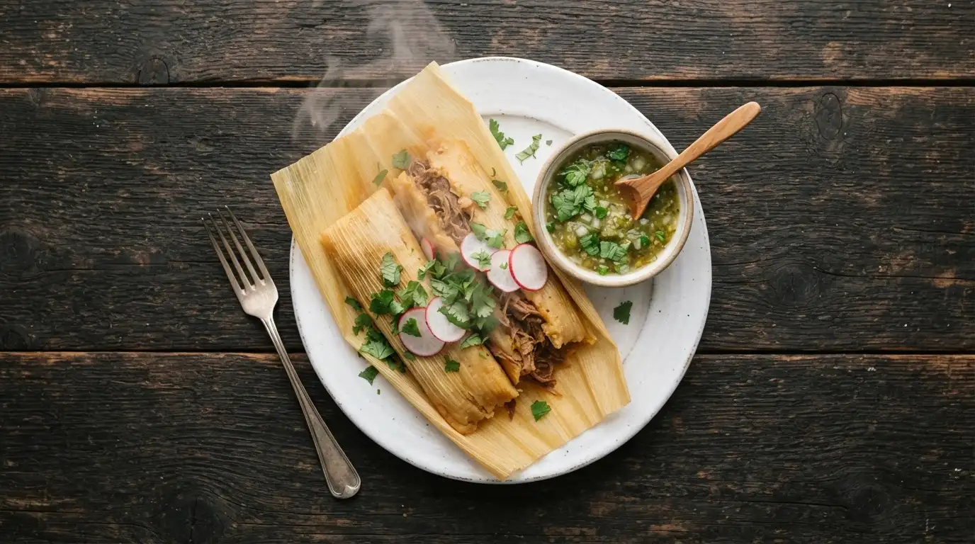 Authentic Shredded Beef Tamales