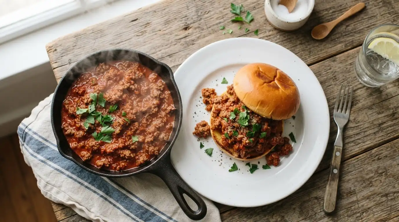 One-Pan Sloppy Joe Skillet