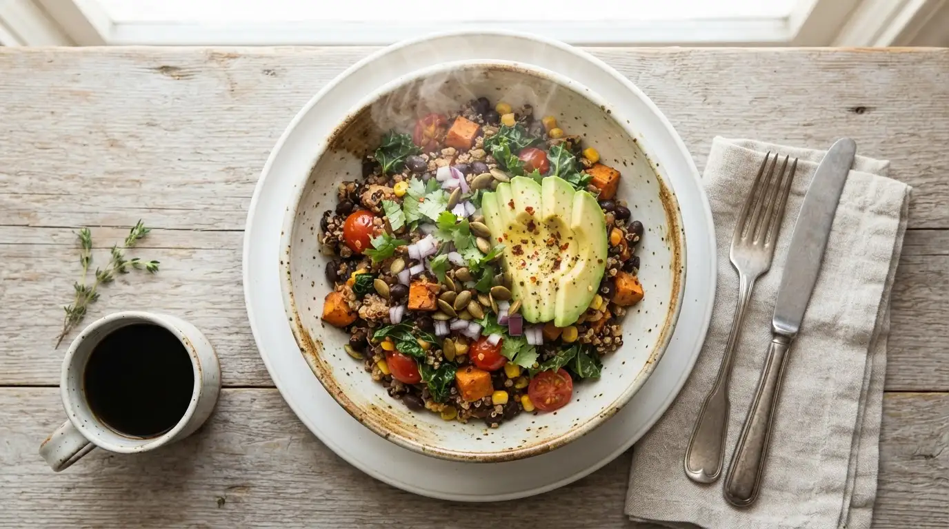 Hearty Whole Food Breakfast Bowl