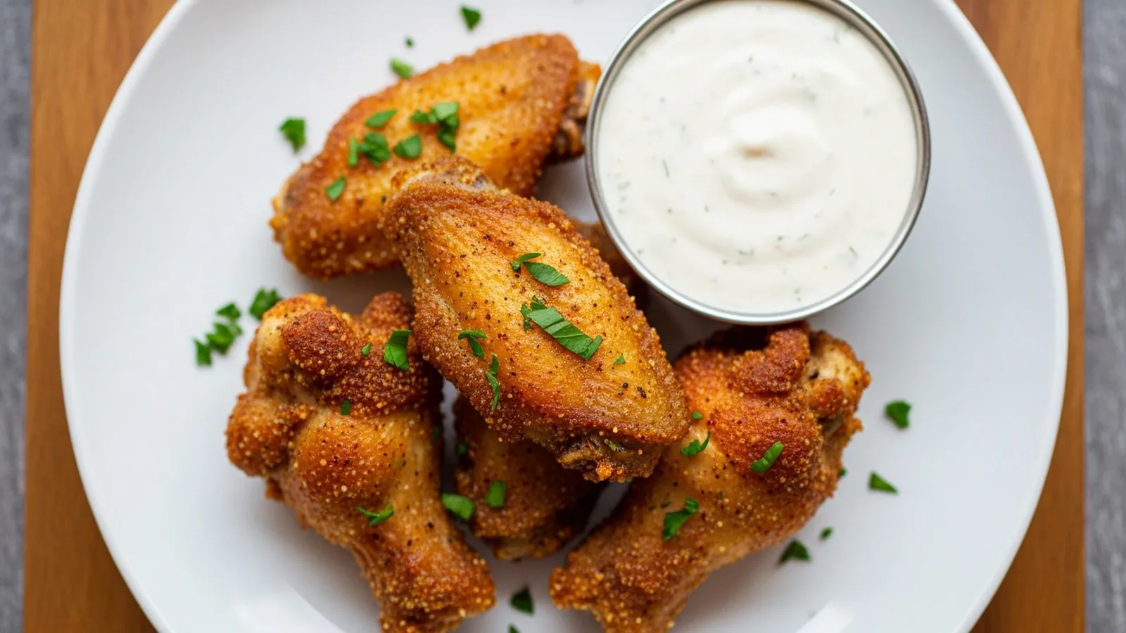 Keto Ranch Chicken Wings