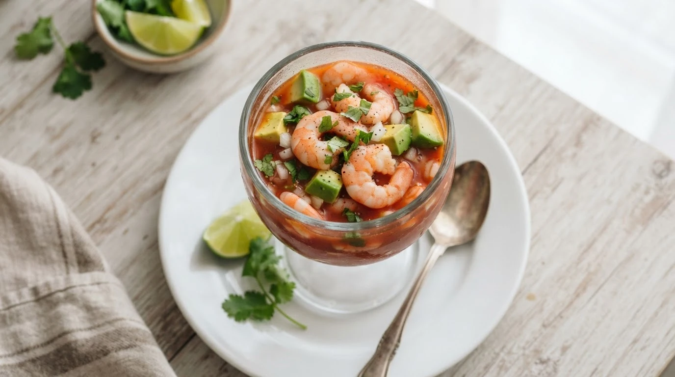 Authentic Mexican Shrimp Cocktail