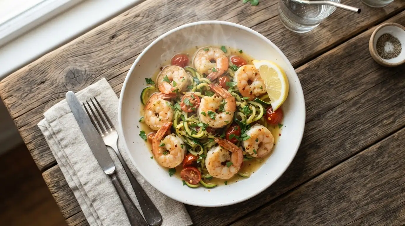 Keto Shrimp Scampi