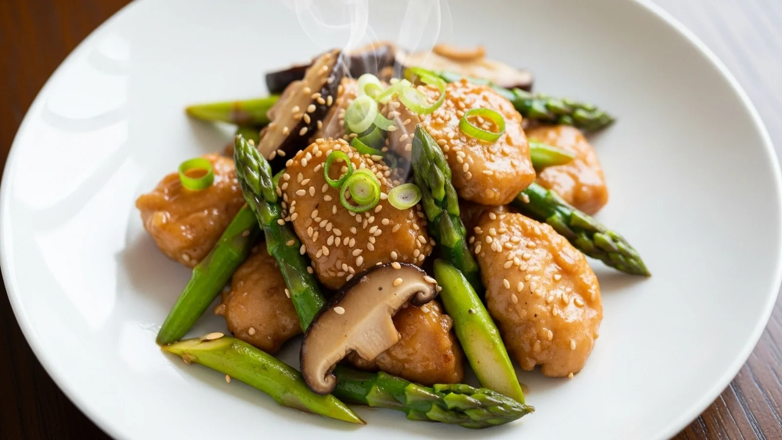 Quick Healthy Ginger Chicken Stir Fry