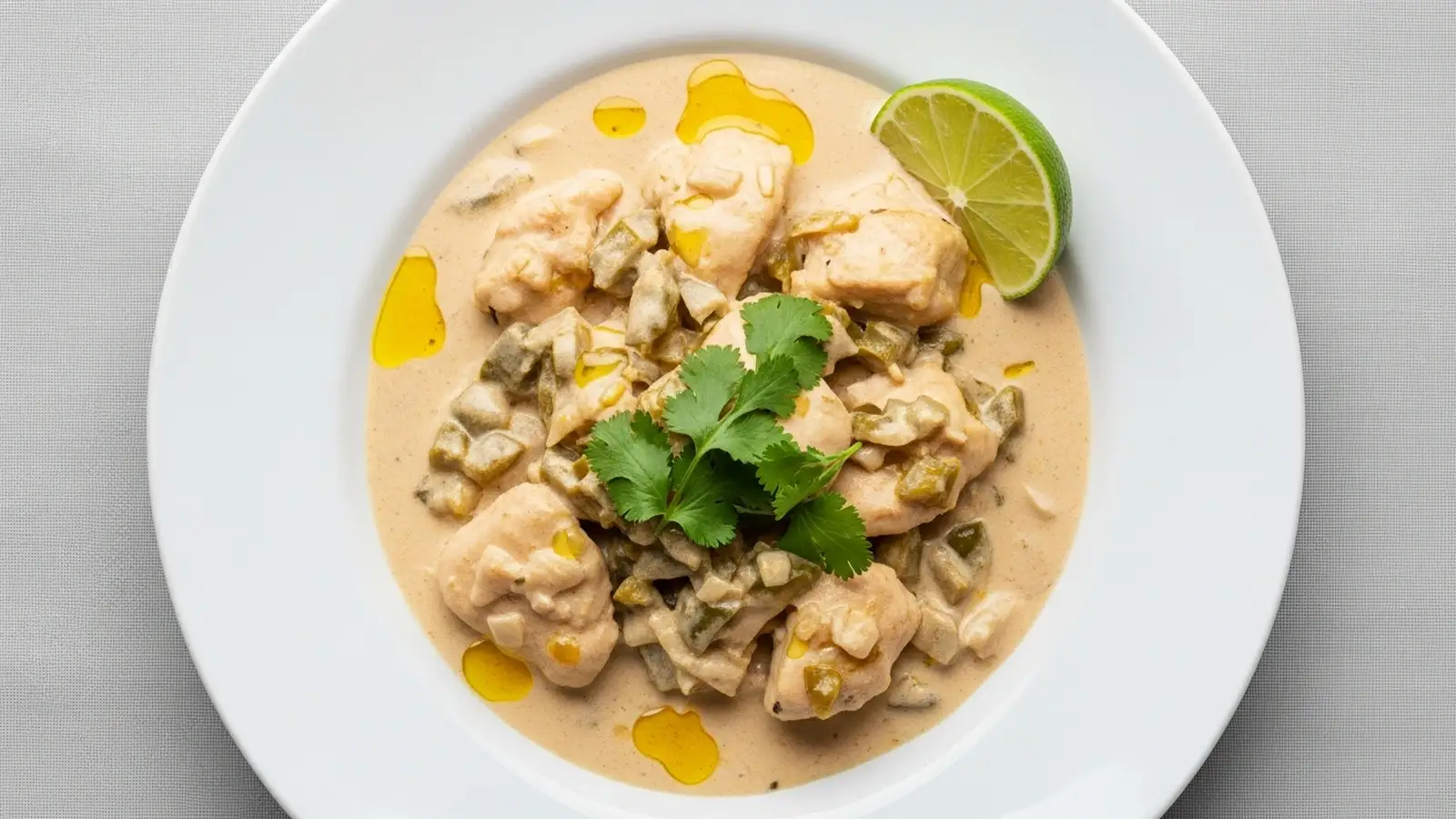Chicken Poblano Cream Sauce