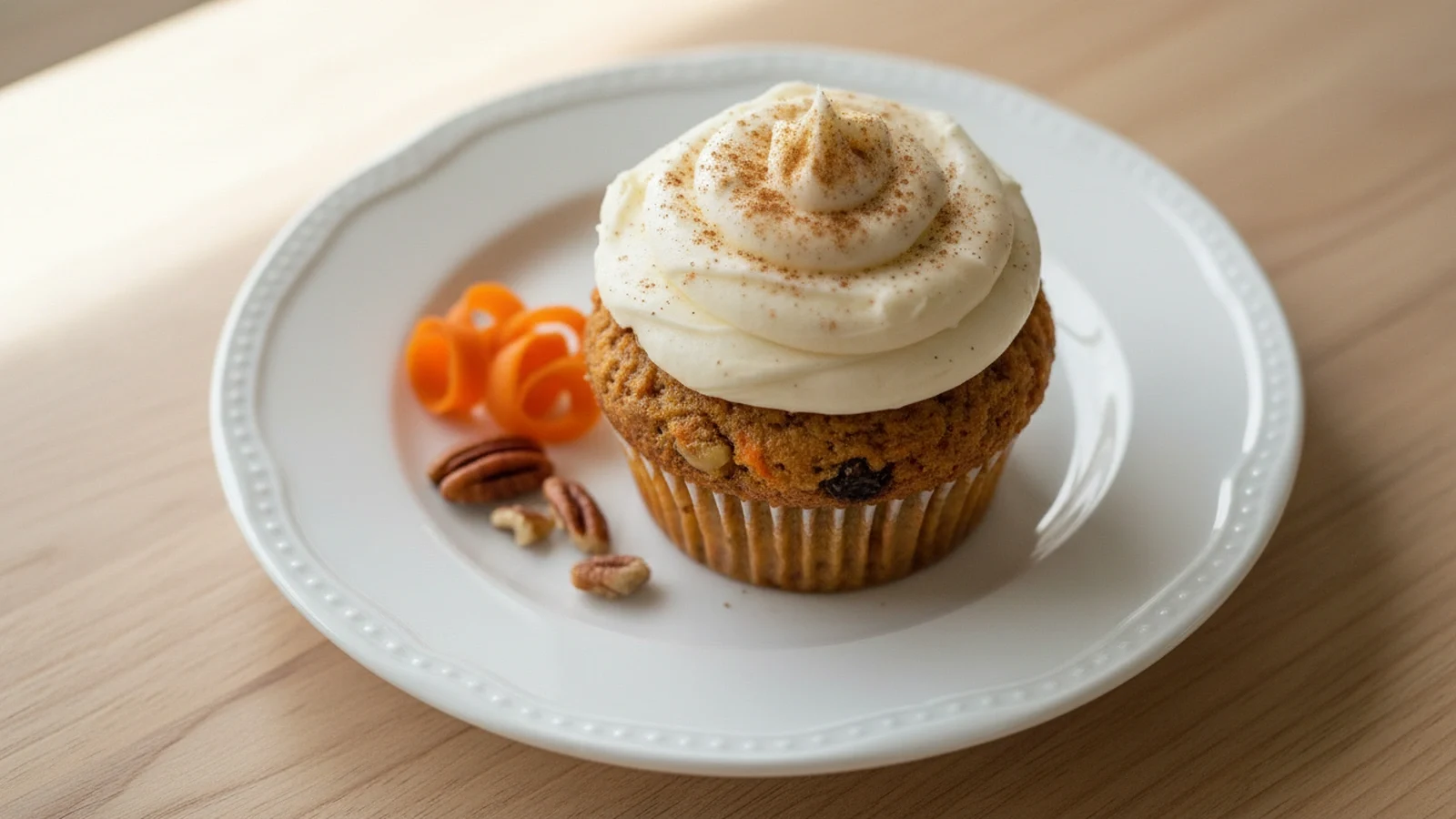 Keto Carrot Cake Cupcakes