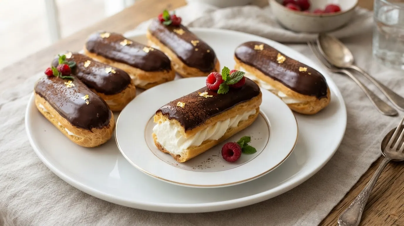 Keto Chocolate Eclairs